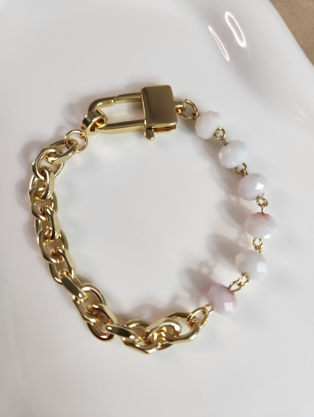 Cotton Candy Charm Holder Bracelet